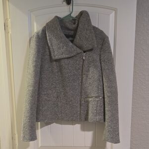 Ann Taylor Grey Wool‎ Jacket